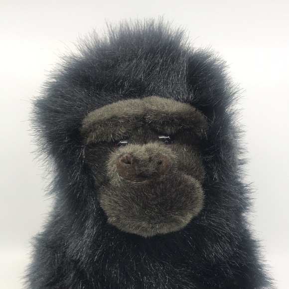 TY Beanie Classic Plush 14” George Black Gorilla Stuffed Animal Retired - Picture 4 of 9